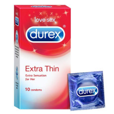 A2ZBDShop Durex Extra Thin Condom 10 Pcs