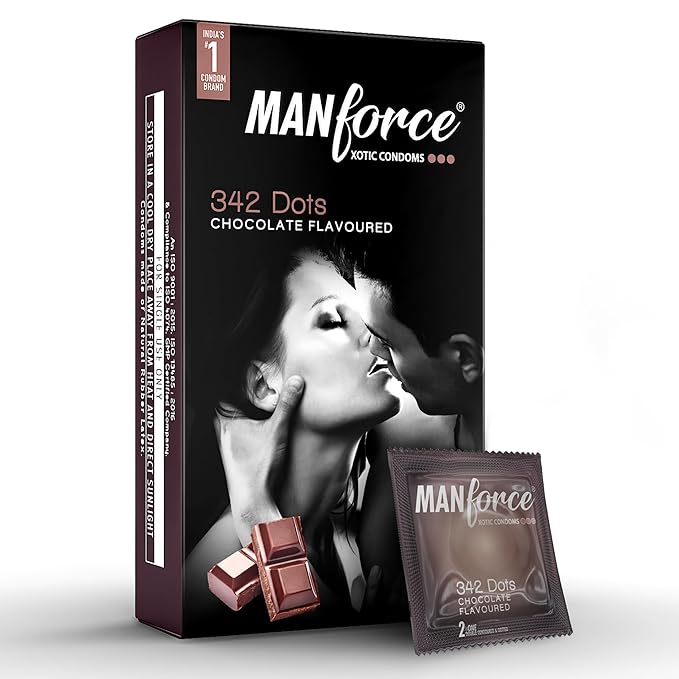 A2ZBDShop Manforce Chocolate Flavoured Condom  10pcs