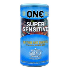 A2ZBDShop ONE Super Sensitive Condom (12 Pieces)