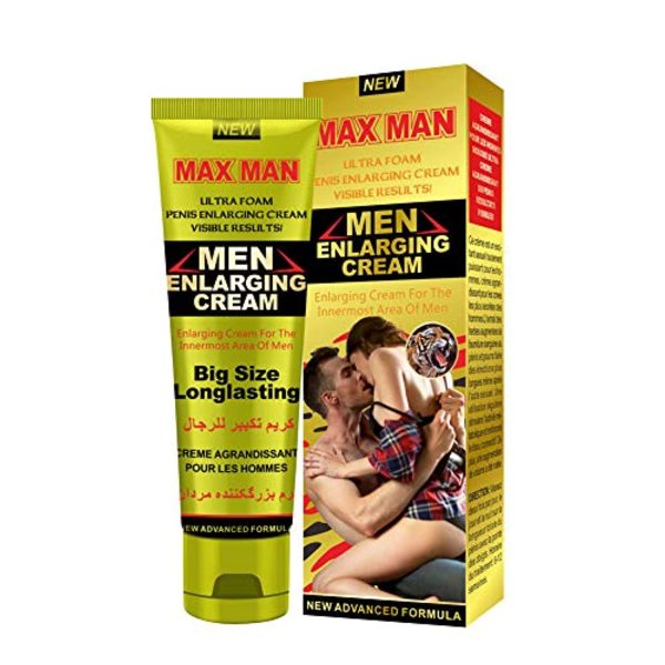 A2ZBDShop MaxMan Men Enlarging Cream, Gold